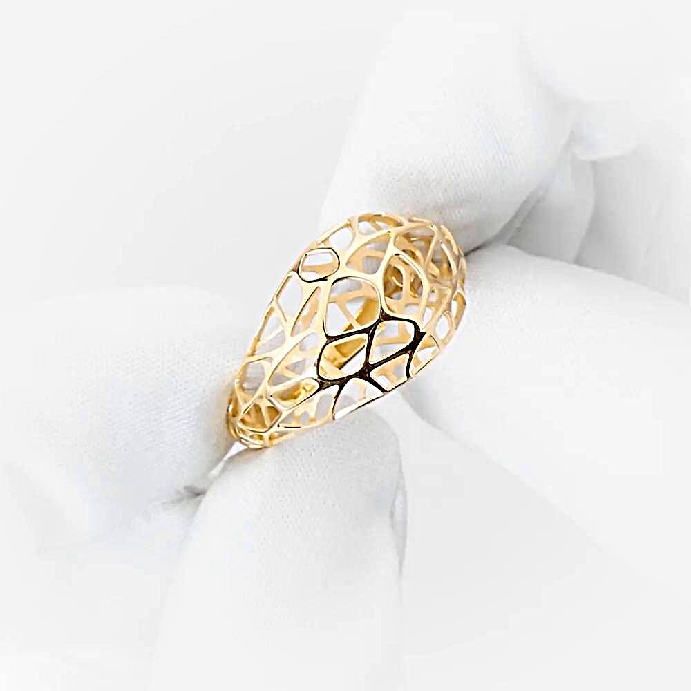 Кольцо из красного золота 585 пробы