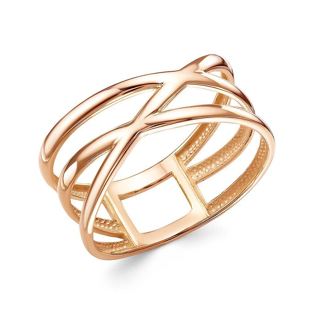 Кольцо из красного золота 585 пробы