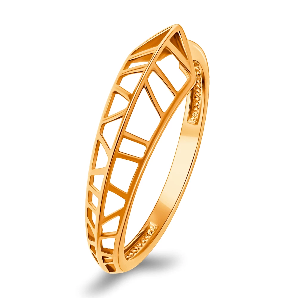 Кольцо из красного золота 585 пробы