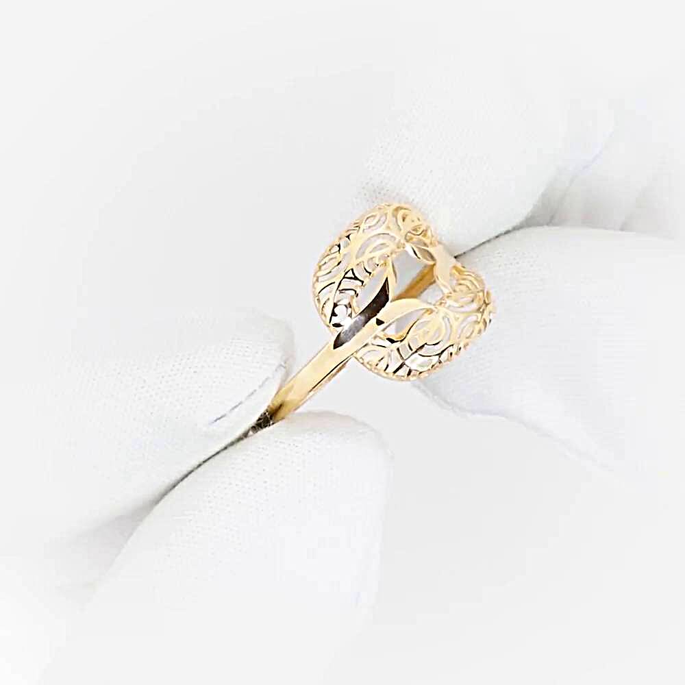 Кольцо из красного золота 585 пробы 1