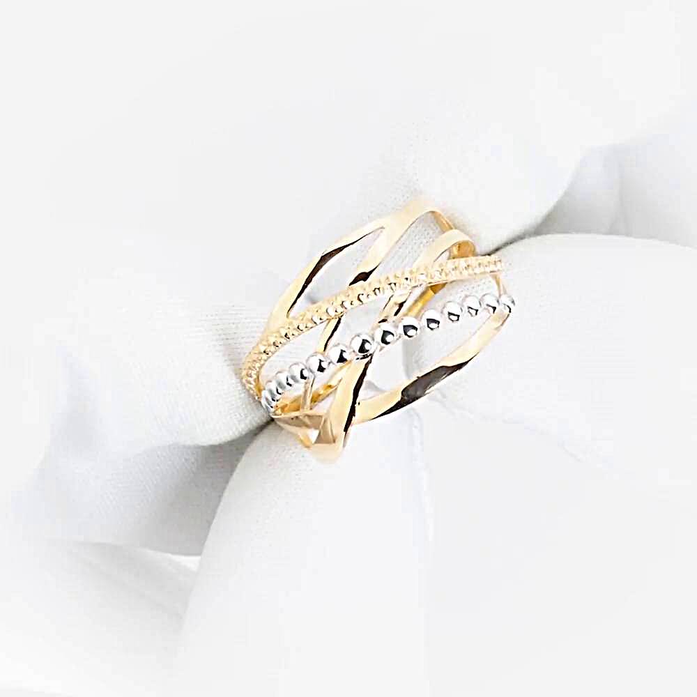 Кольцо из красного золота 585 пробы 1