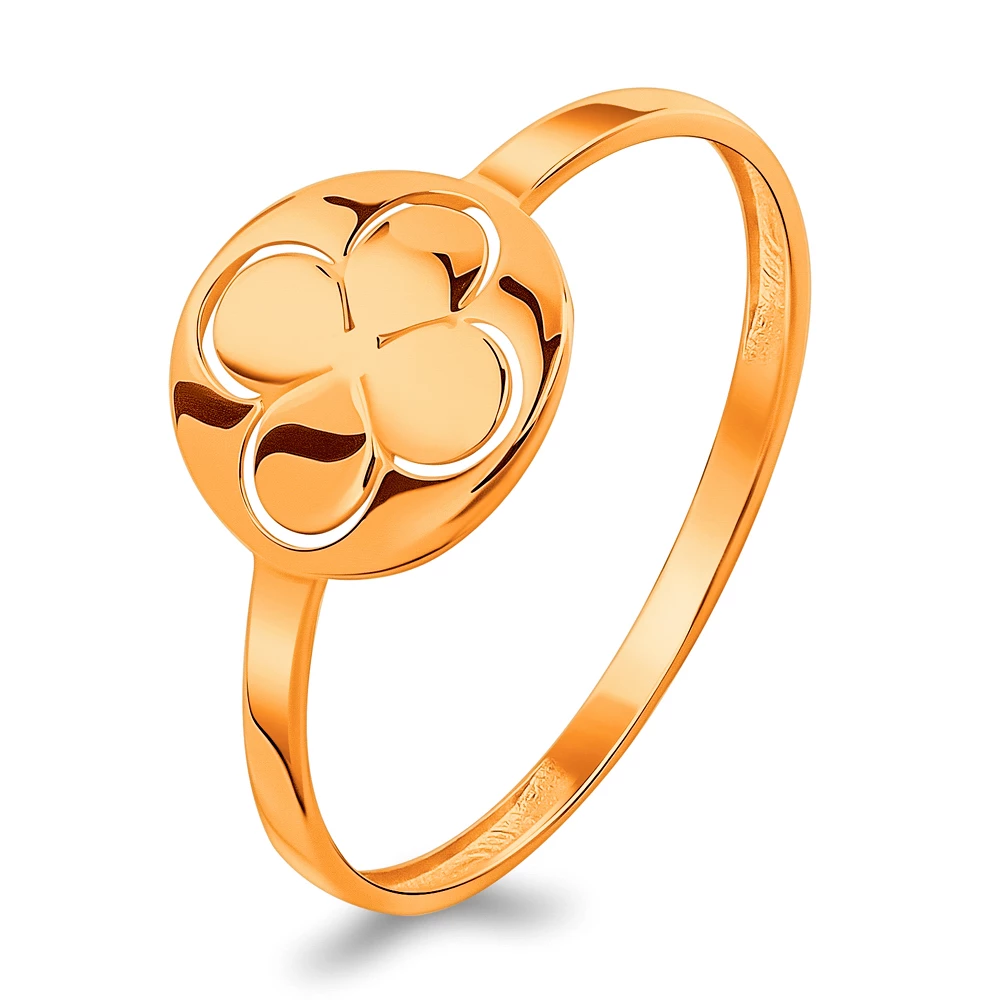 Кольцо из красного золота 585 пробы