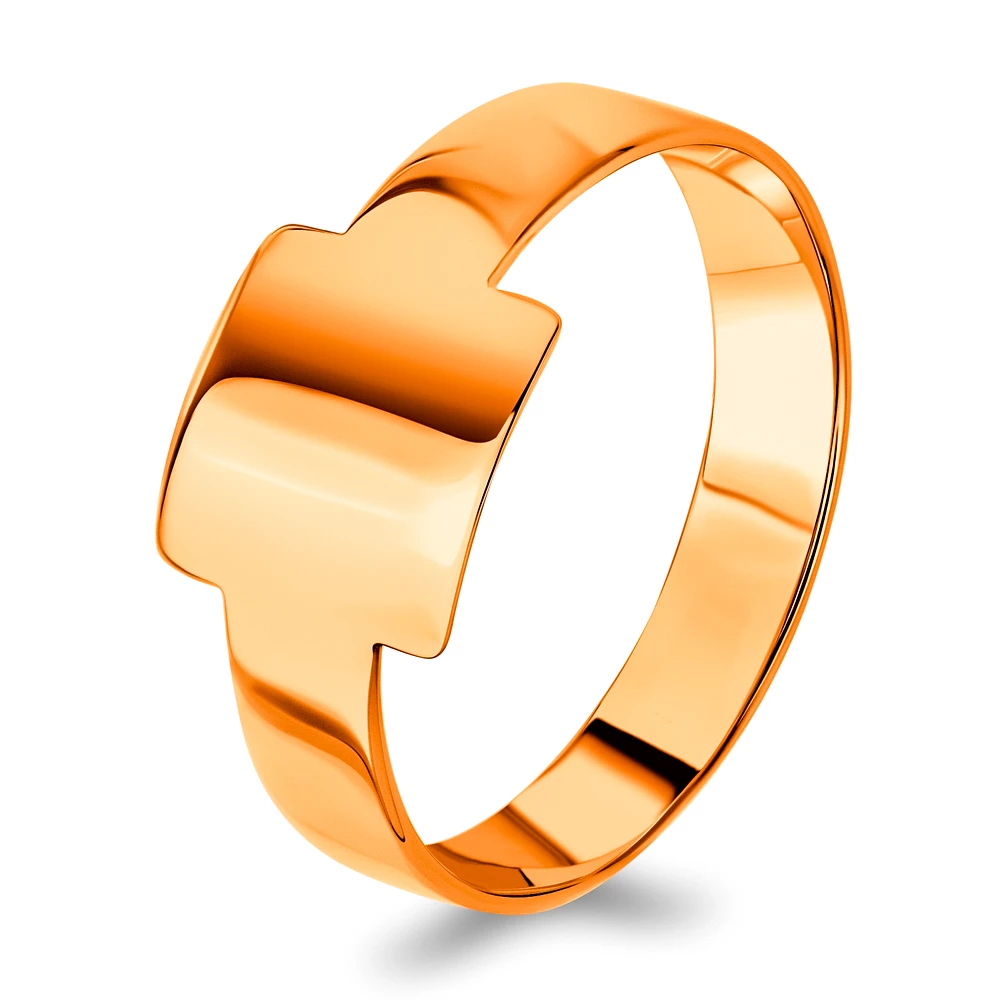 Кольцо из красного золота 375 пробы