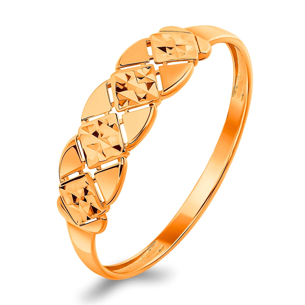 Кольцо из красного золота 585 пробы