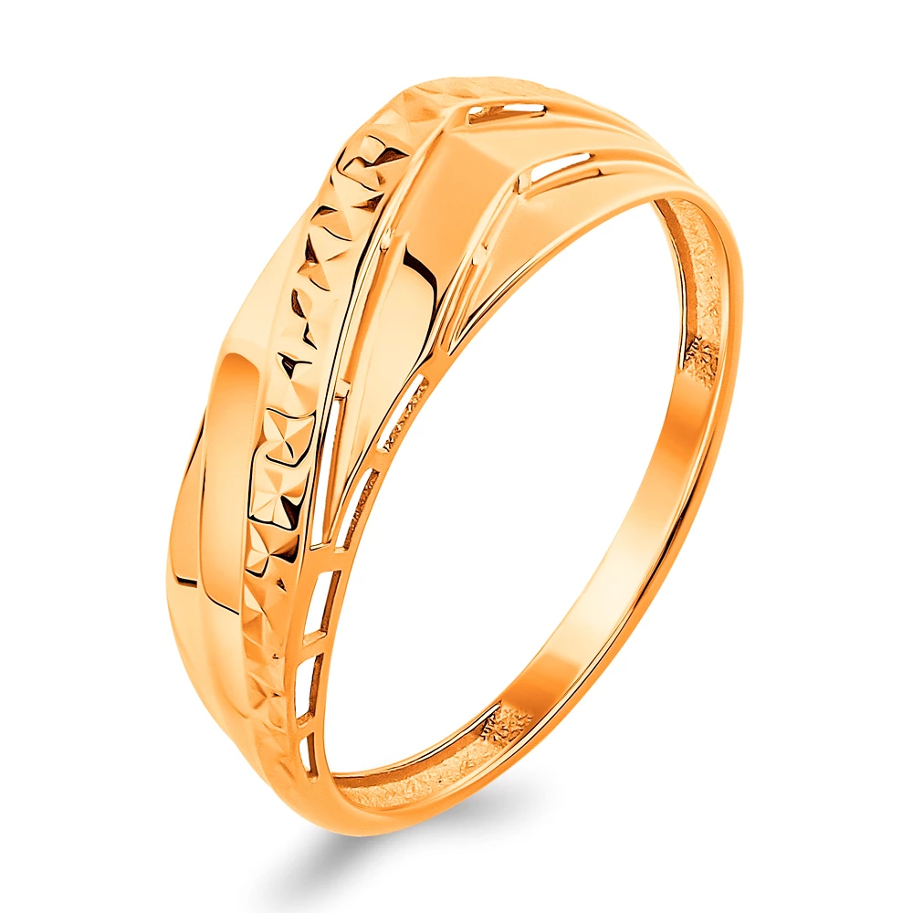 Кольцо из красного золота 585 пробы