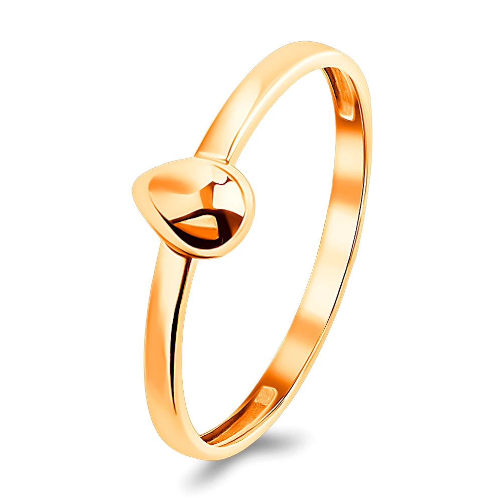 Кольцо из красного золота 585 пробы