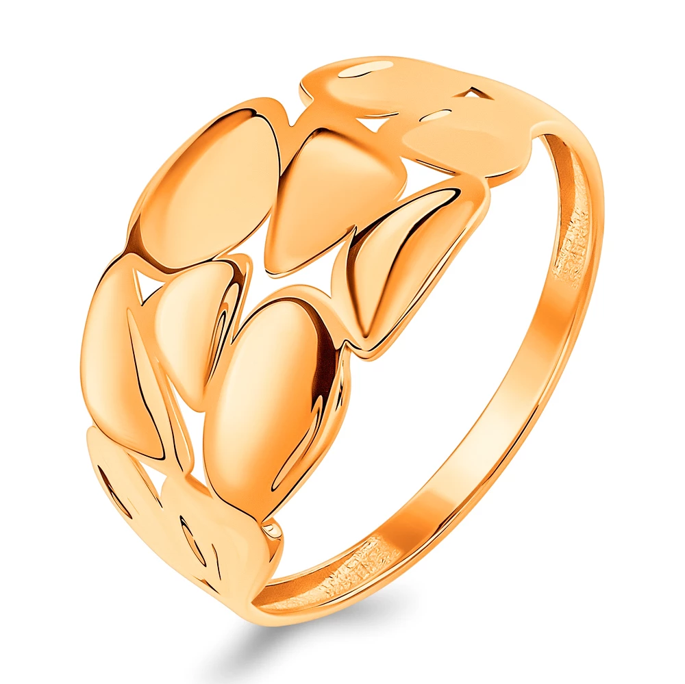 Кольцо из красного золота 585 пробы