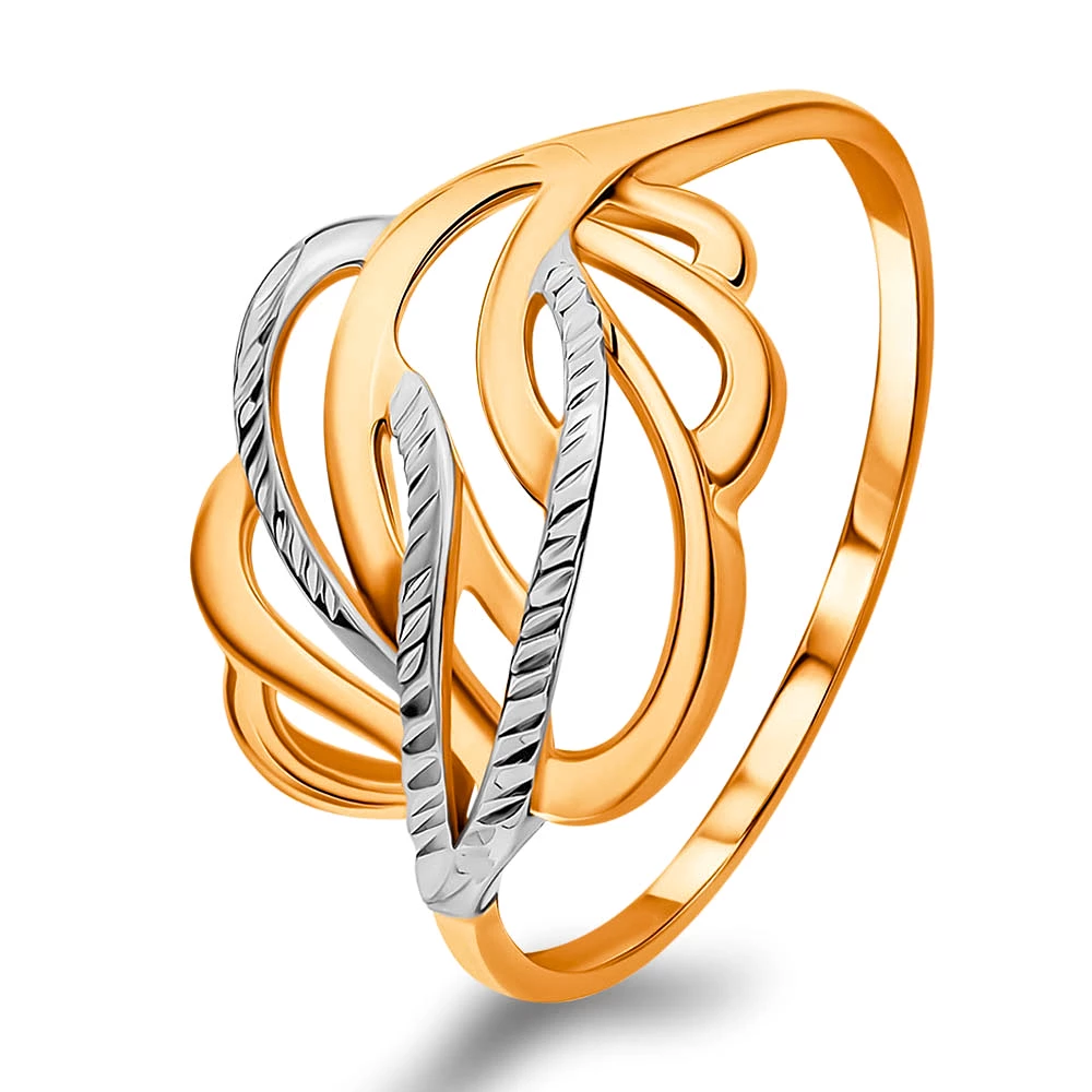 Кольцо из красного золота 375 пробы