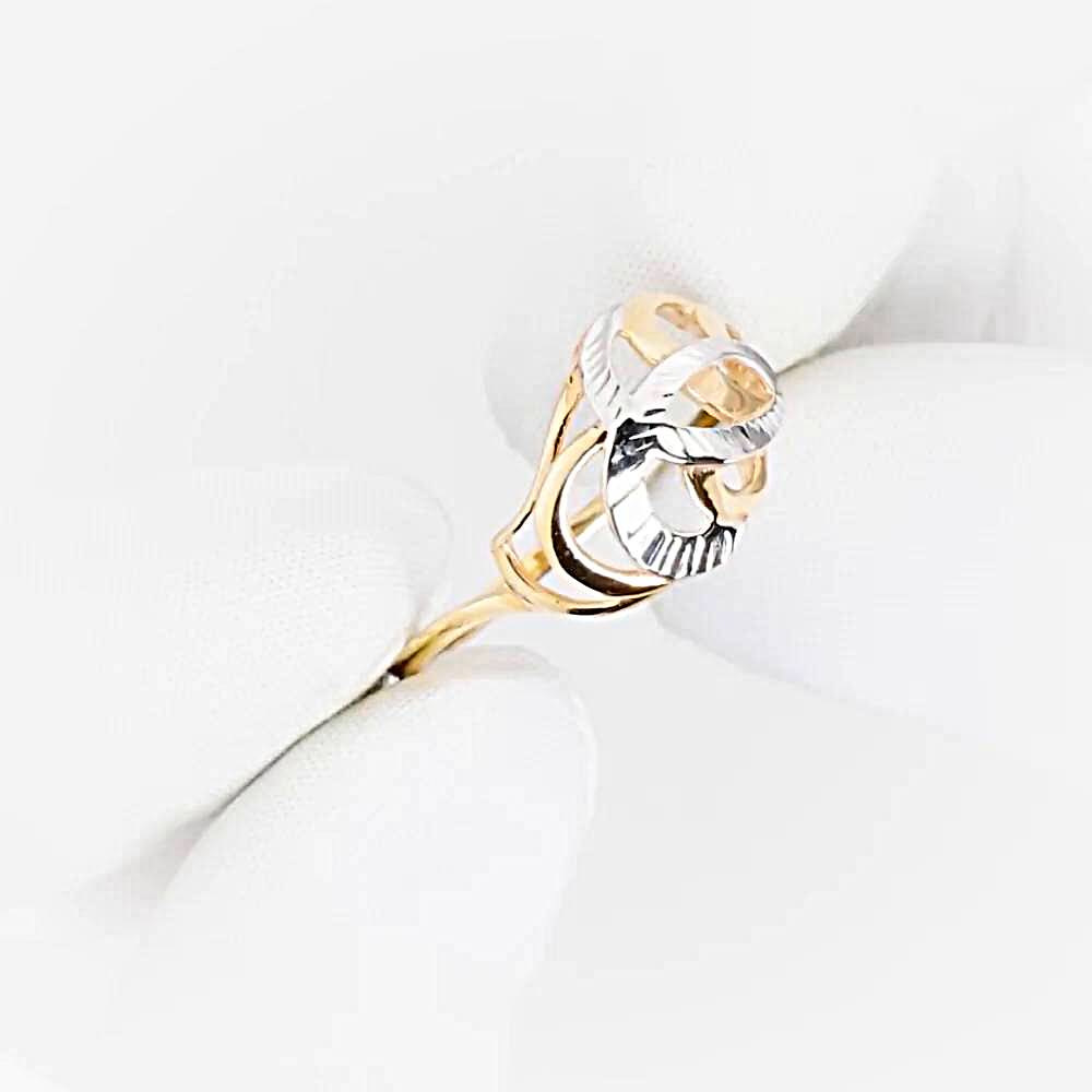 Кольцо из красного золота 375 пробы 1