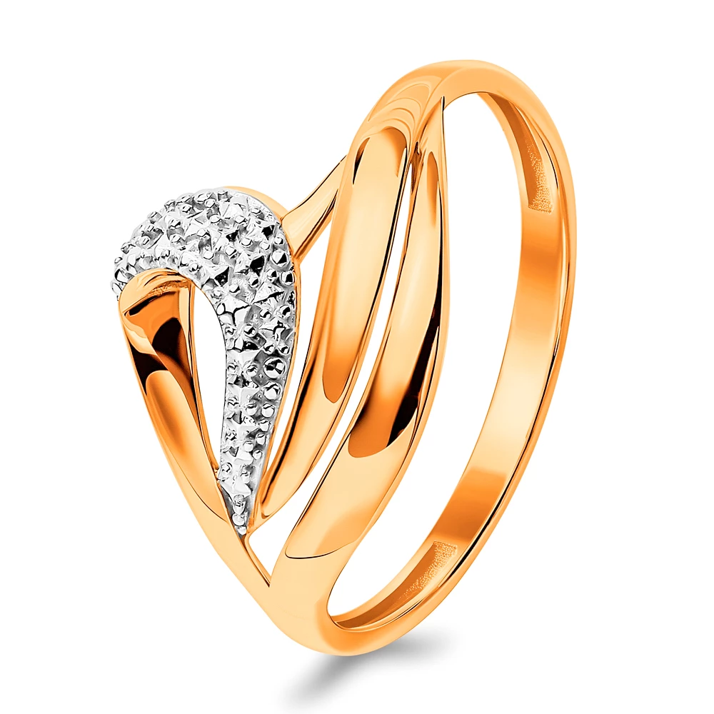 Кольцо из красного золота 585 пробы