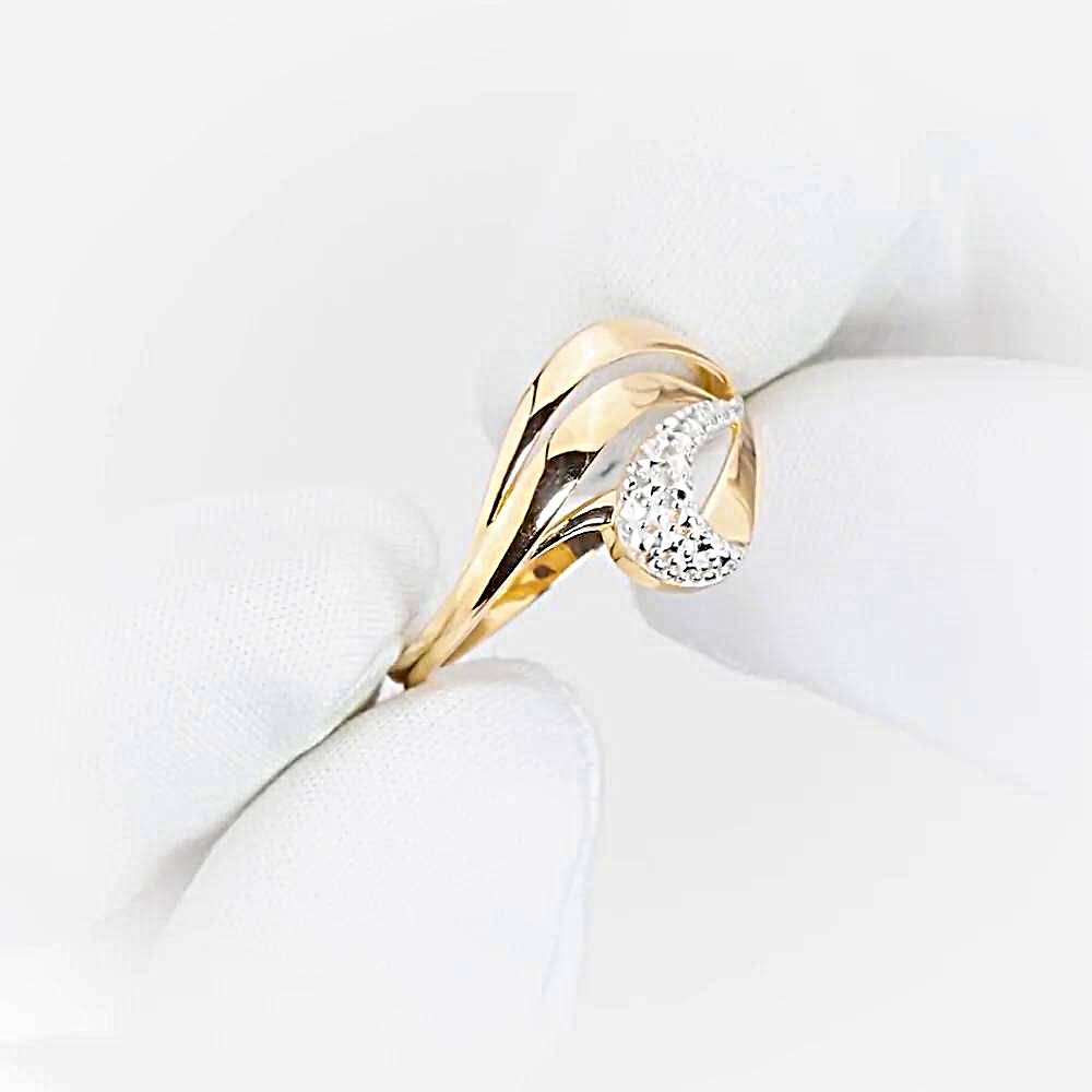 Кольцо из красного золота 585 пробы 1