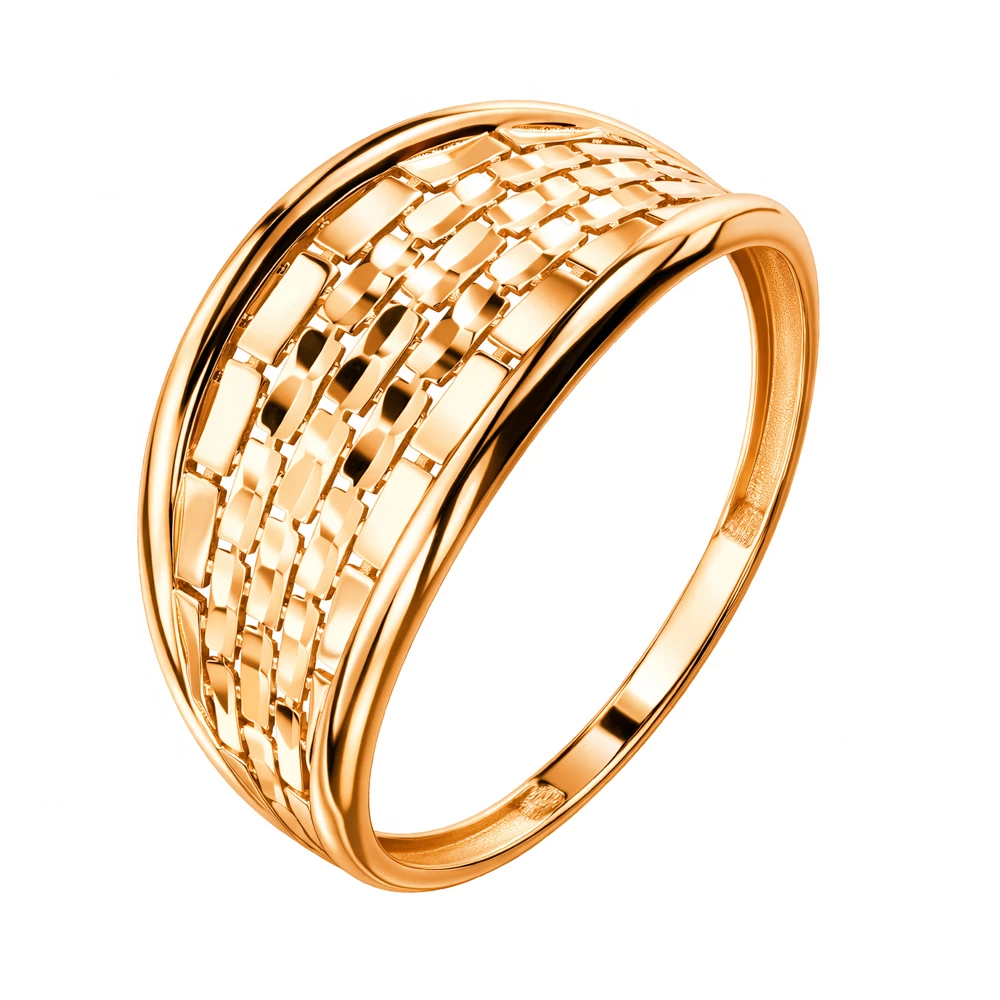 Кольцо из красного золота 585 пробы