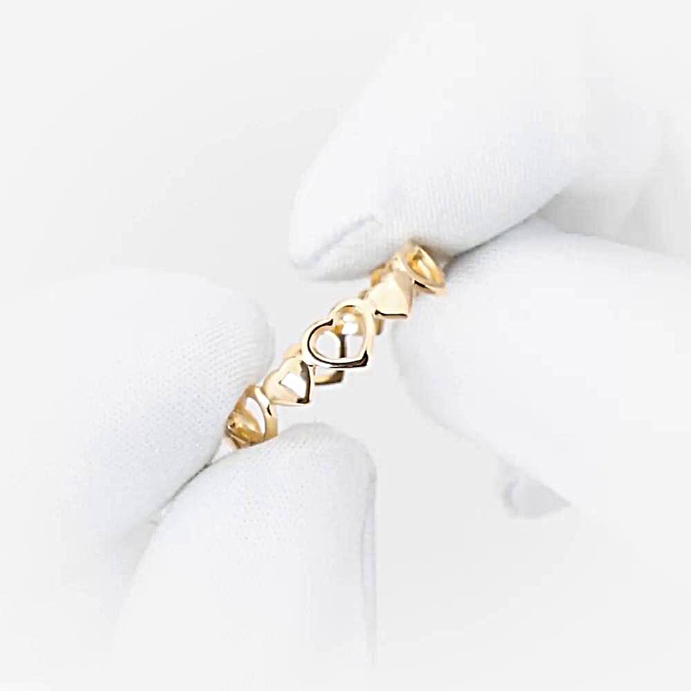 Кольцо из красного золота 585 пробы 1