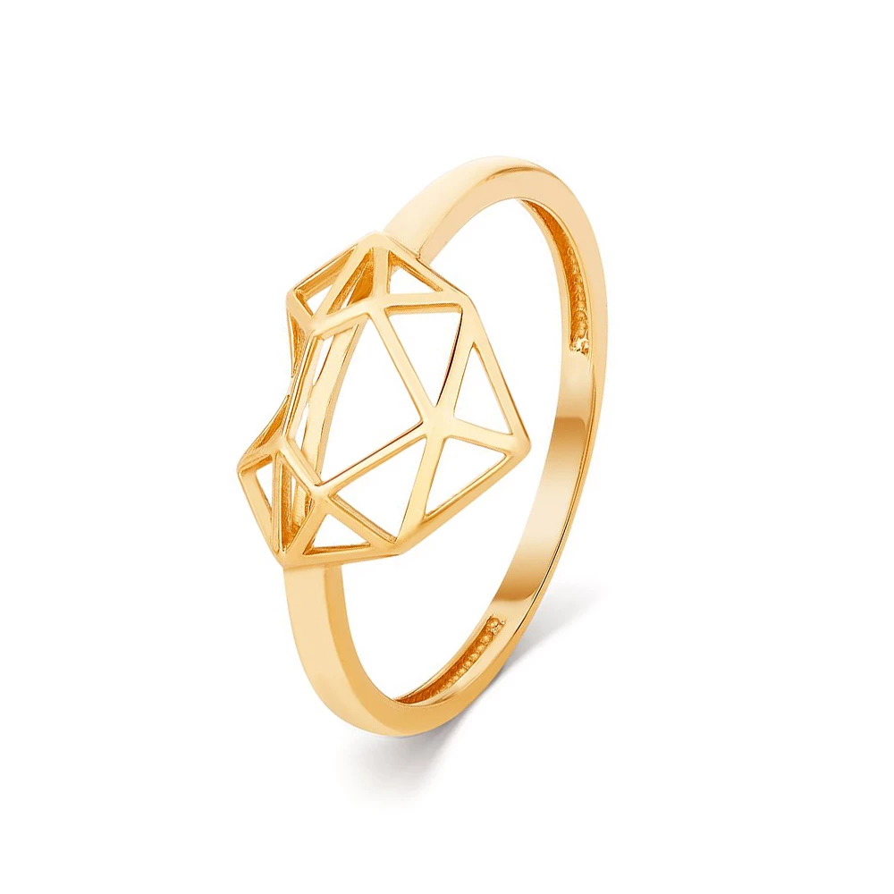 Кольцо из красного золота 585 пробы