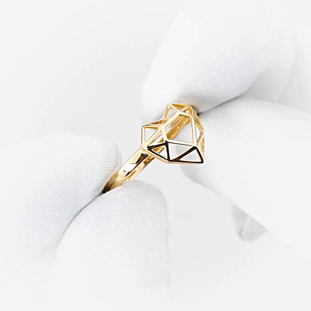 Кольцо из красного золота 585 пробы 1