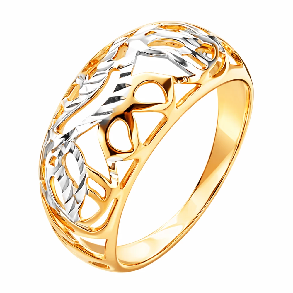 Кольцо из красного золота 375 пробы