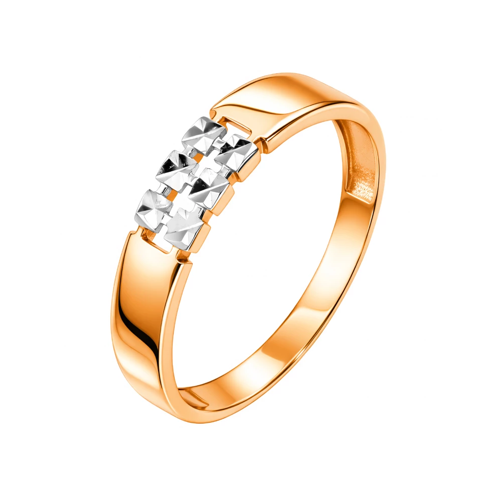 Кольцо из красного золота 375 пробы