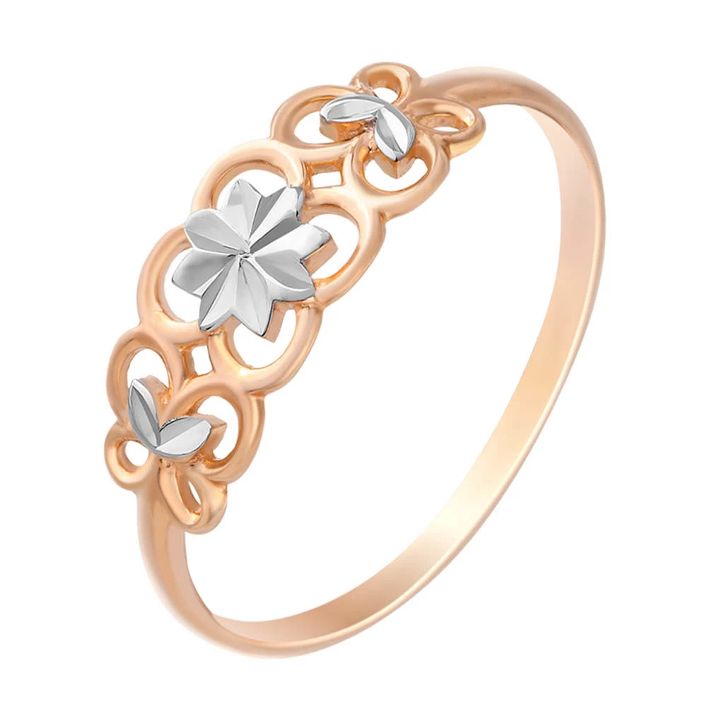 Кольцо из красного золота 375 пробы