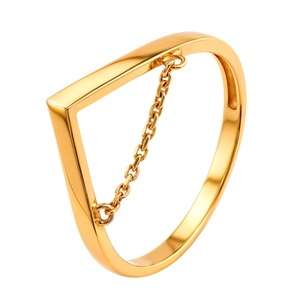 Кольцо из красного золота 585 пробы