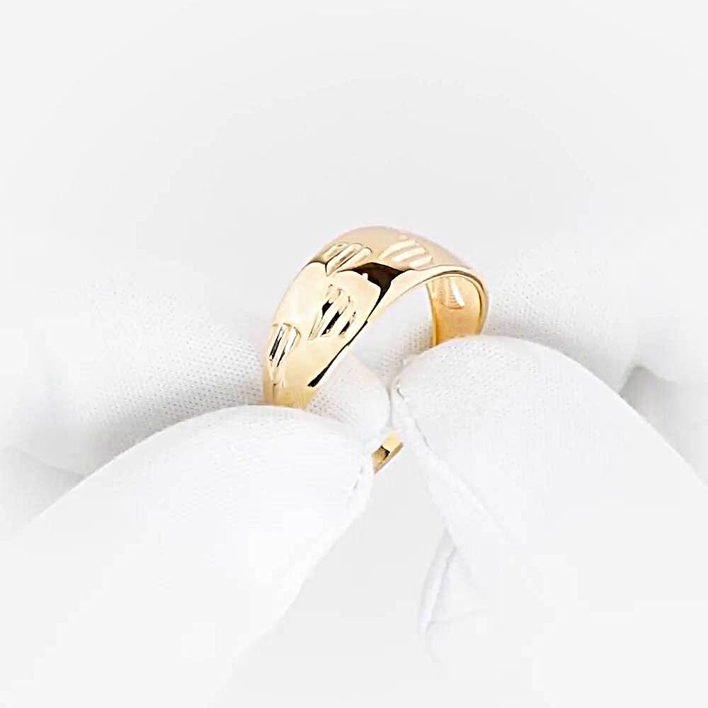 Кольцо из красного золота 585 пробы 1