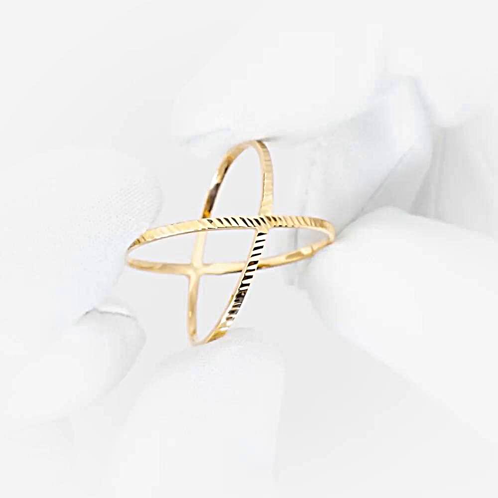 Кольцо из красного золота 585 пробы