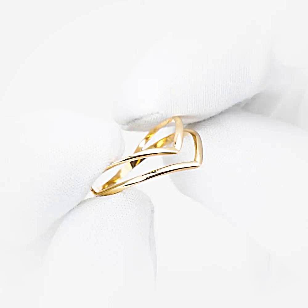 Кольцо из красного золота 585 пробы 1