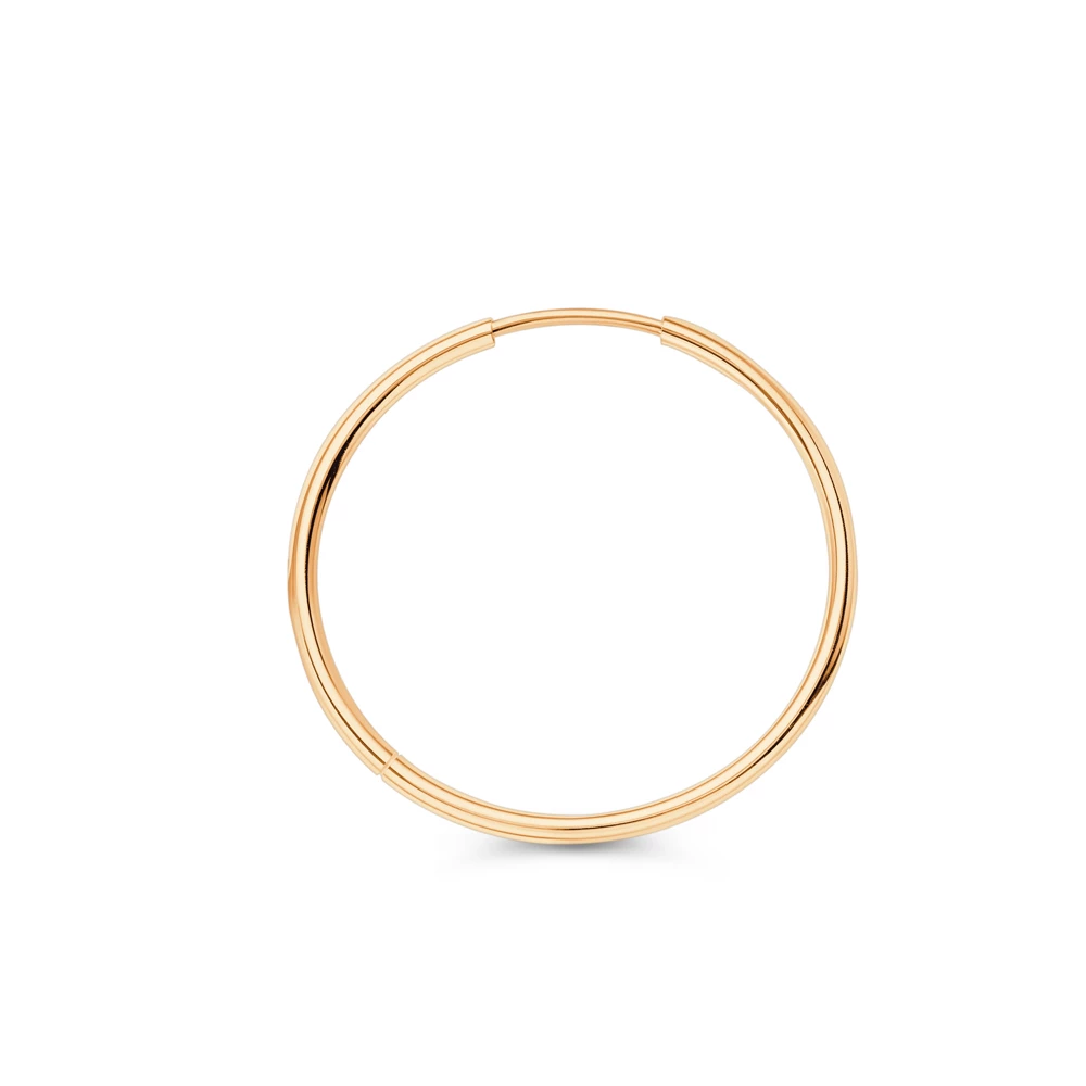 Серьга из красного золота 585 пробы