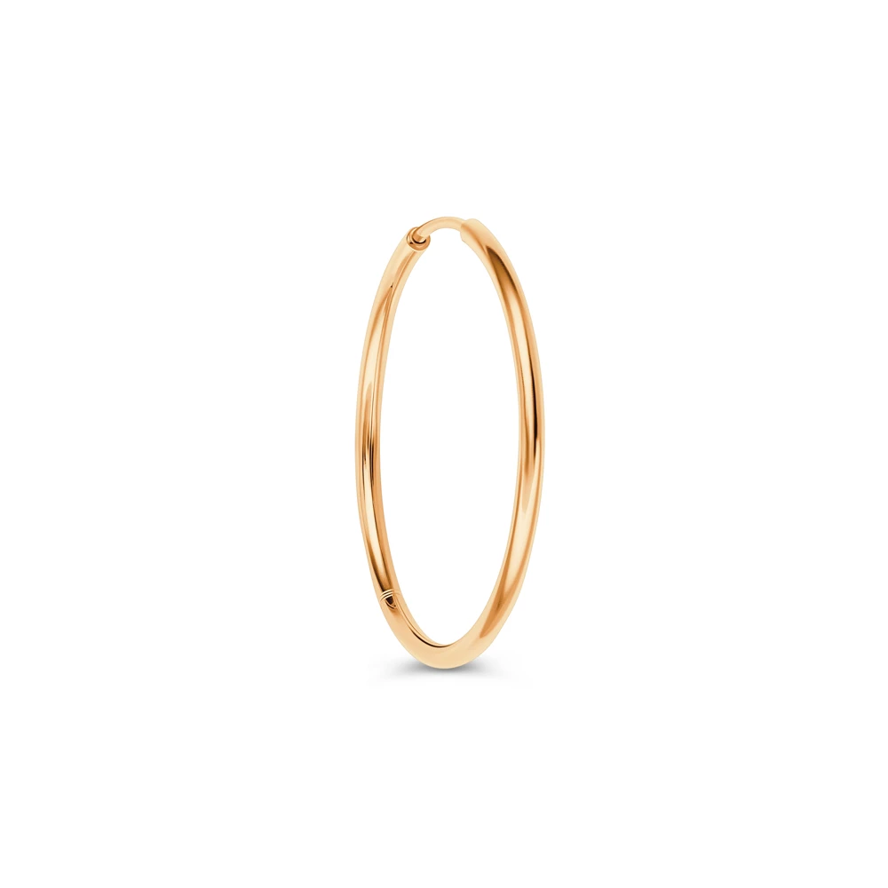 Серьга из красного золота 585 пробы