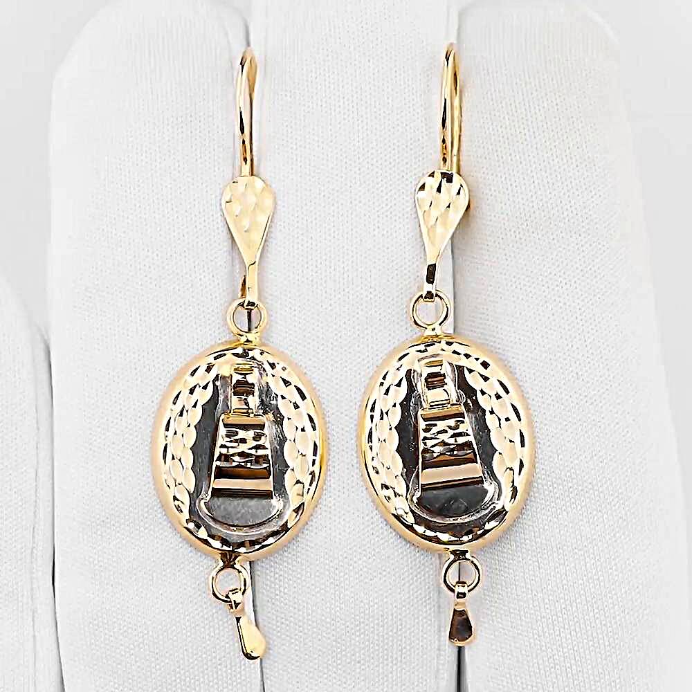 Серьги из красного золота 585 пробы 1