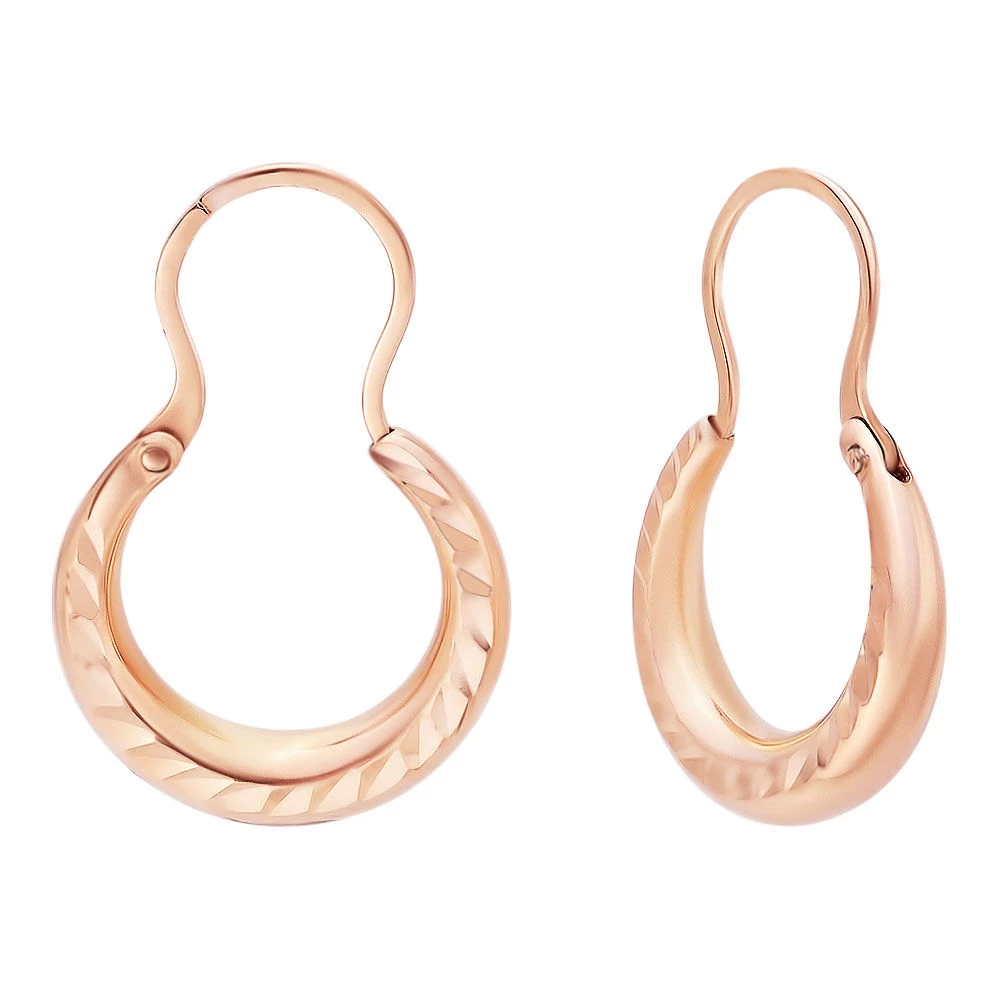Серьги из красного золота 585 пробы 1