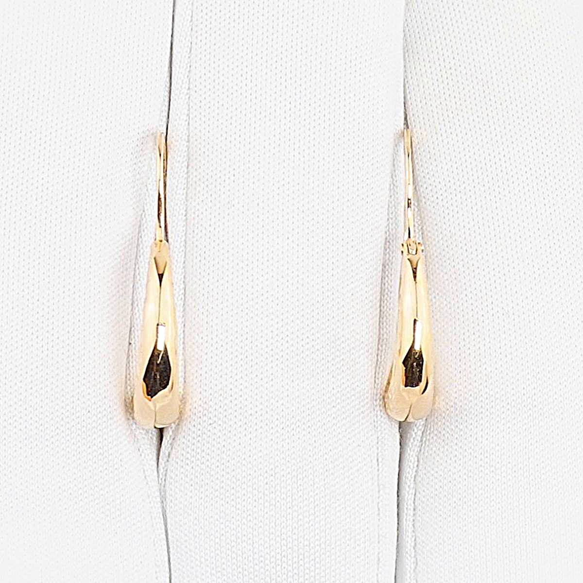 Серьги из красного золота 585 пробы 1