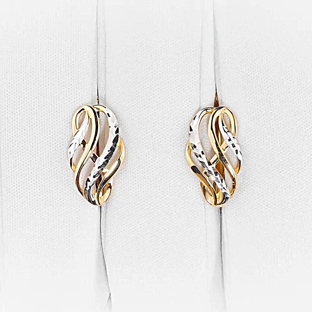 Серьги из красного золота 585 пробы 1