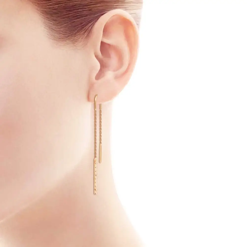 Серьги из красного золота 585 пробы 4