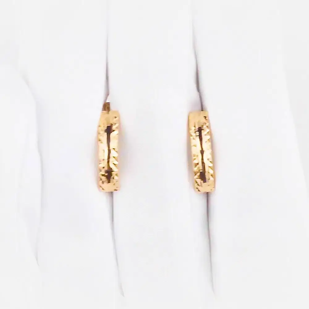 Серьги из красного золота 585 пробы 2