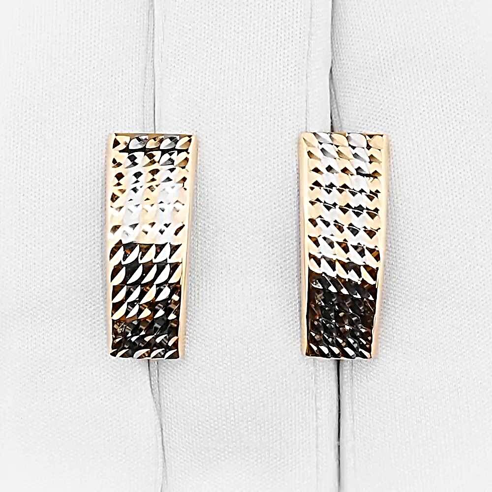 Серьги из красного золота 585 пробы 1