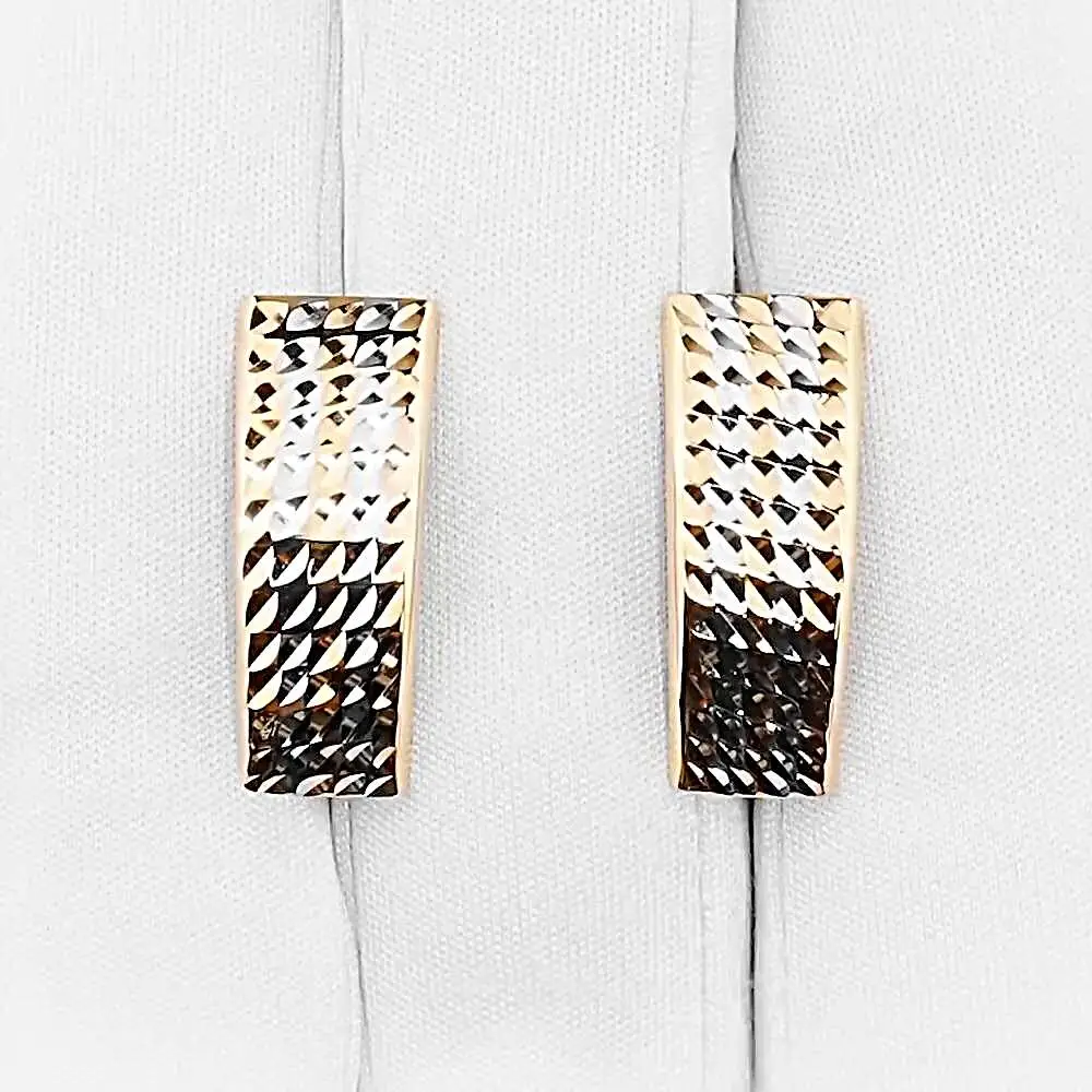 Серьги из красного золота 585 пробы 2