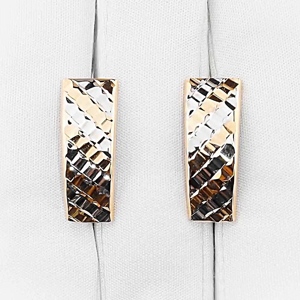 Серьги из красного золота 585 пробы 1