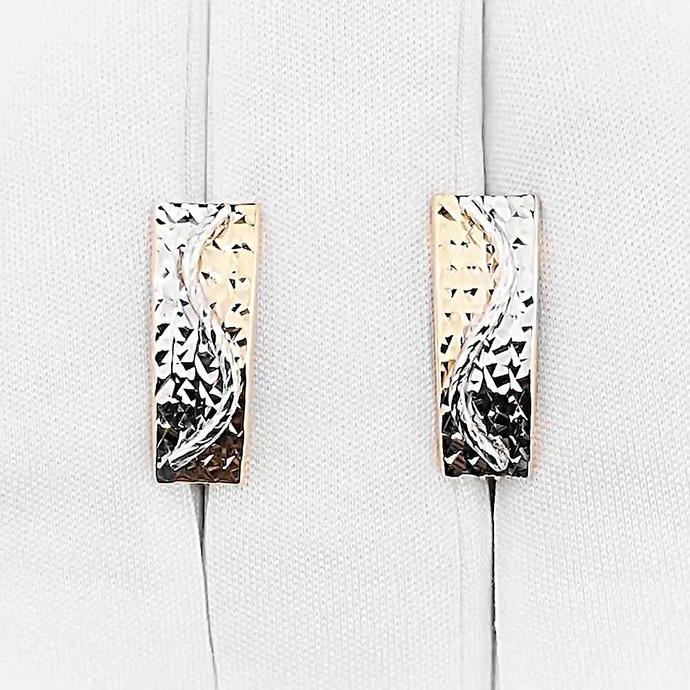 Серьги из красного золота 585 пробы 1