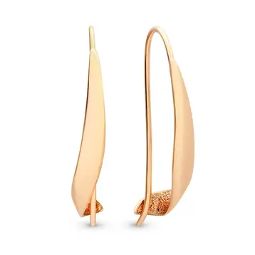 Серьги из красного золота 585 пробы