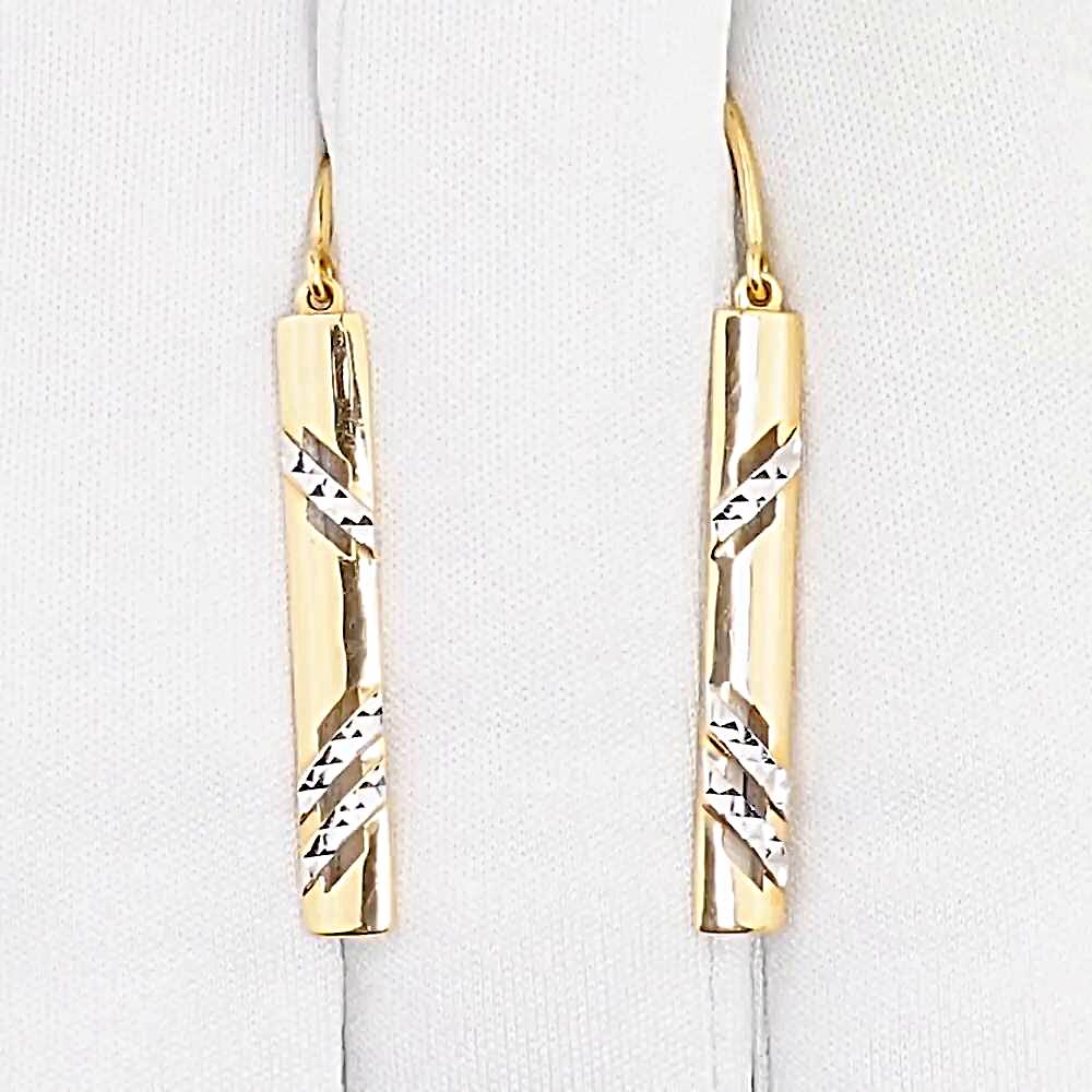 Серьги из красного золота 585 пробы 1