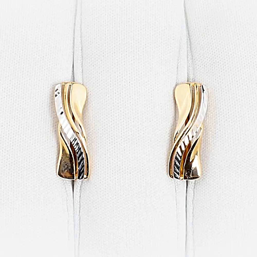 Серьги из красного золота 585 пробы 1