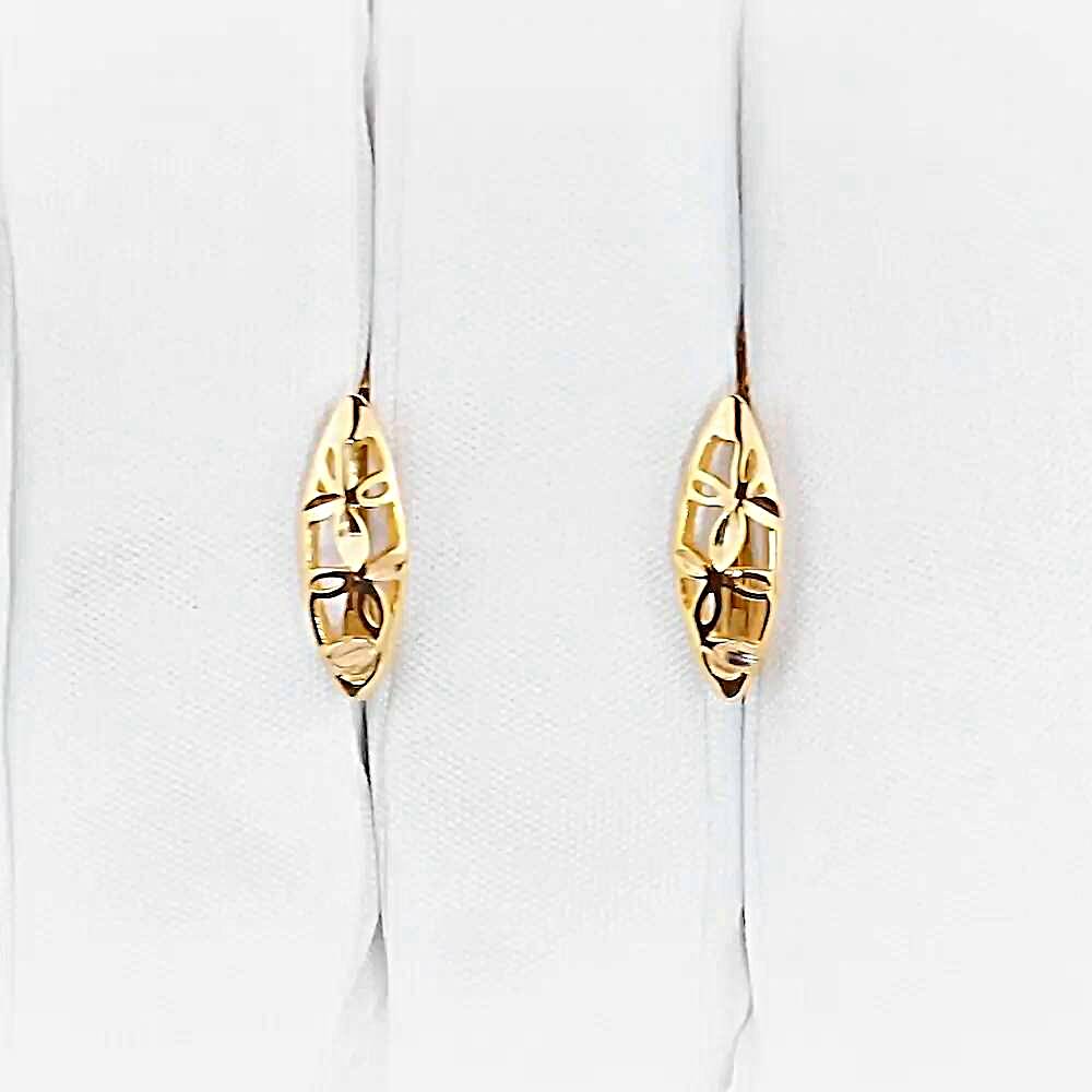 Серьги из красного золота 375 пробы 1