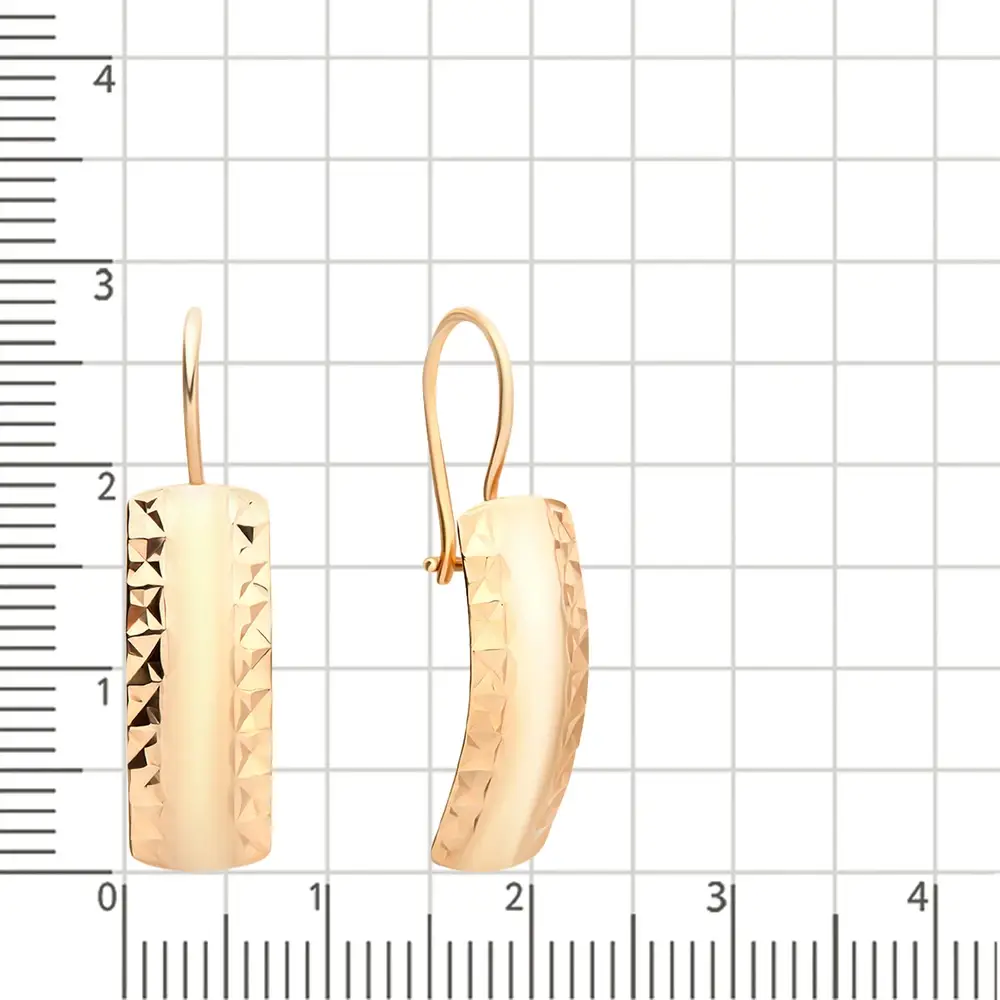 Серьги из красного золота 375 пробы 3