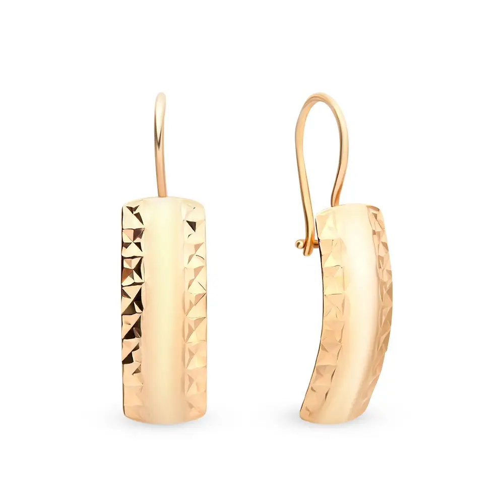 Серьги из красного золота 375 пробы 1