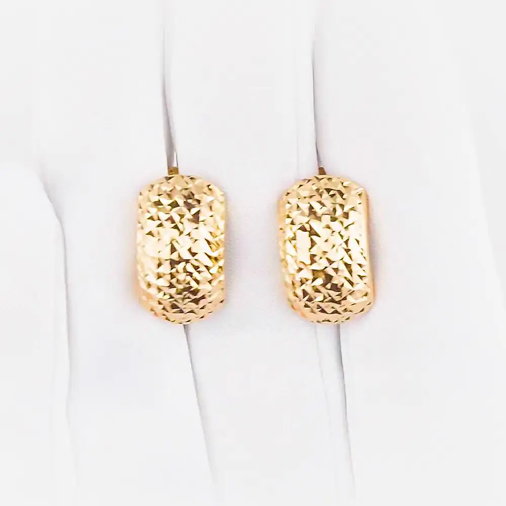 Серьги из красного золота 585 пробы 2