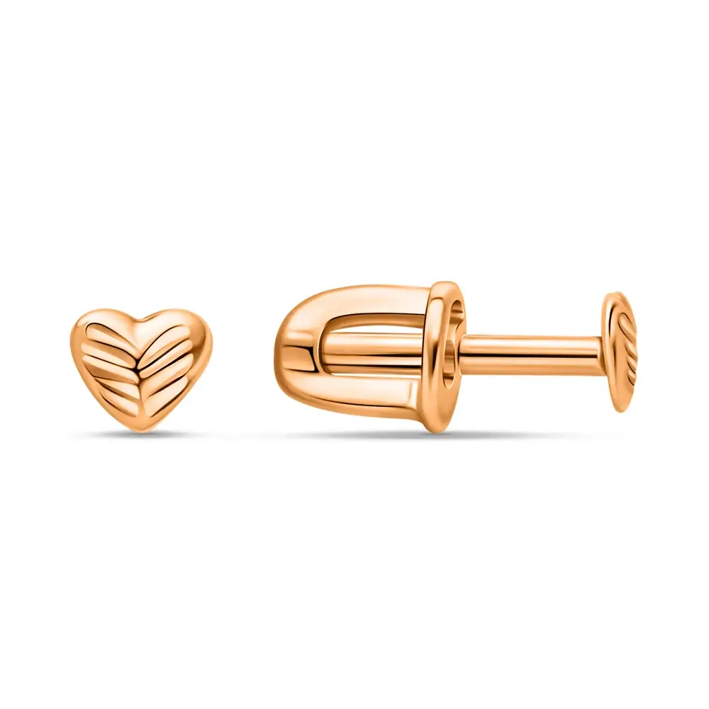Серьги из красного золота 585 пробы 3