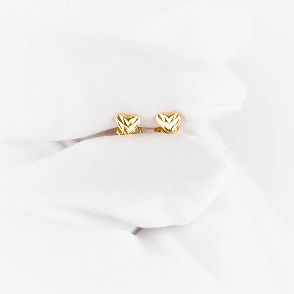 Серьги из красного золота 585 пробы 2