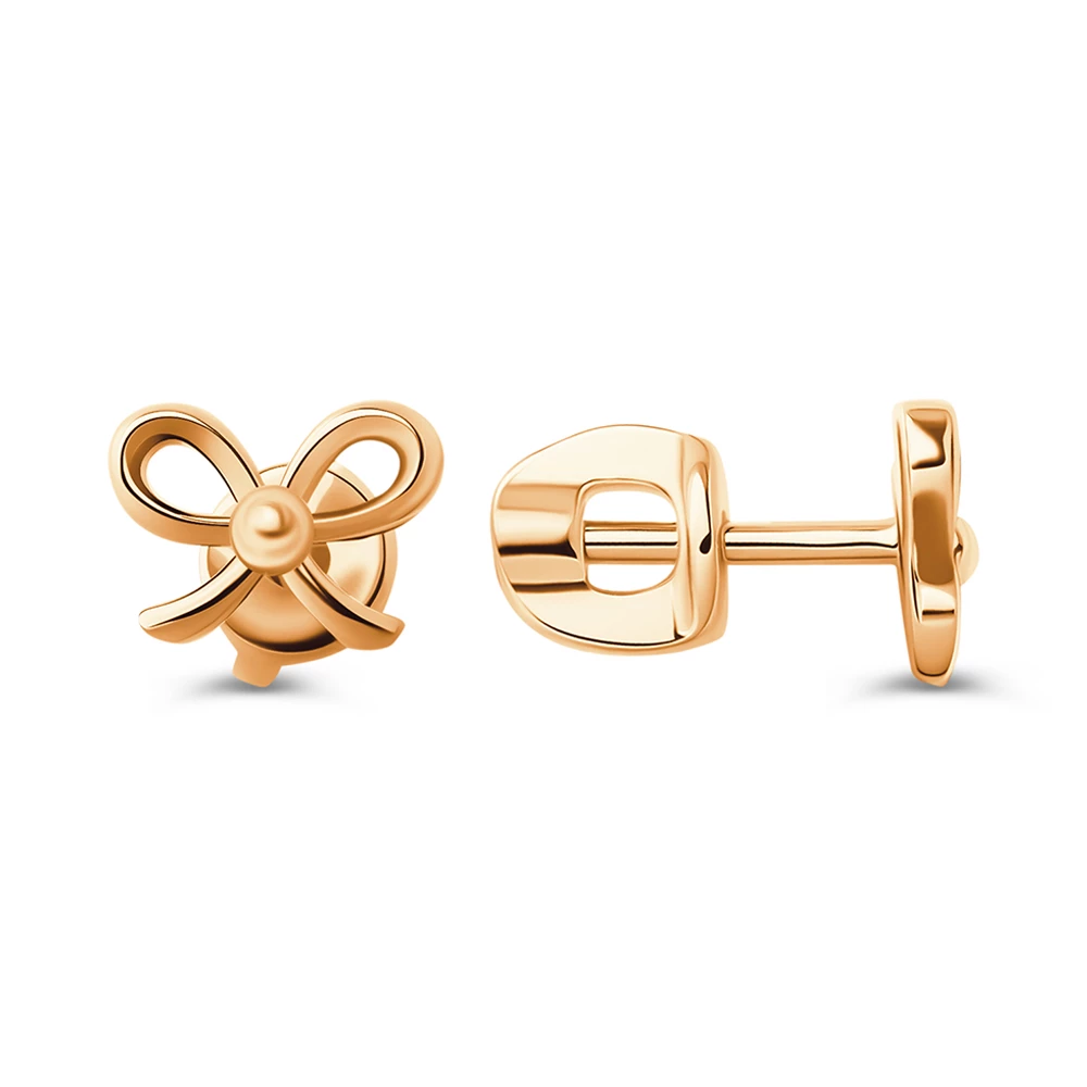 Серьги из красного золота 375 пробы