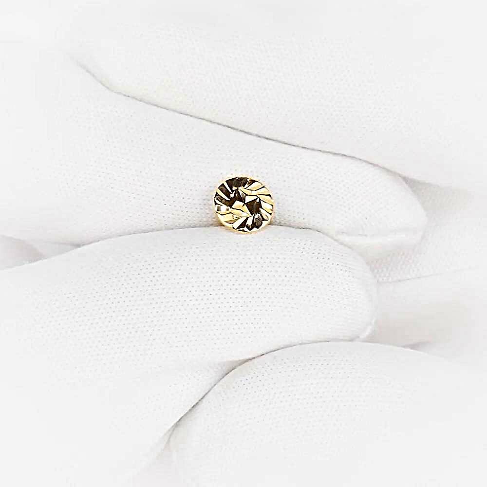 Серьга из красного золота 585 пробы 1