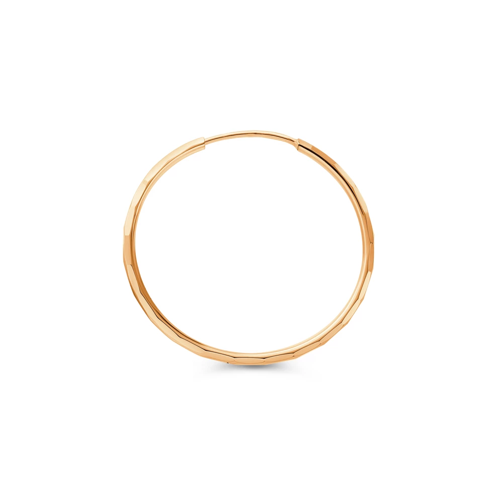 Серьга из красного золота 585 пробы